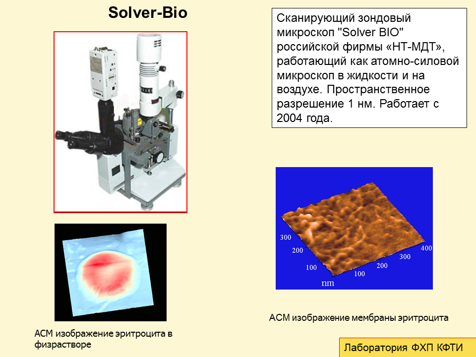 Сканирующий зондовый микроскоп "Solver BIO"